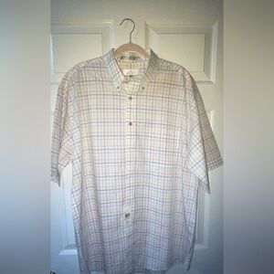 Enro Men’s Multi-color No-iron Button Down Short Sleeve Shirt XLT